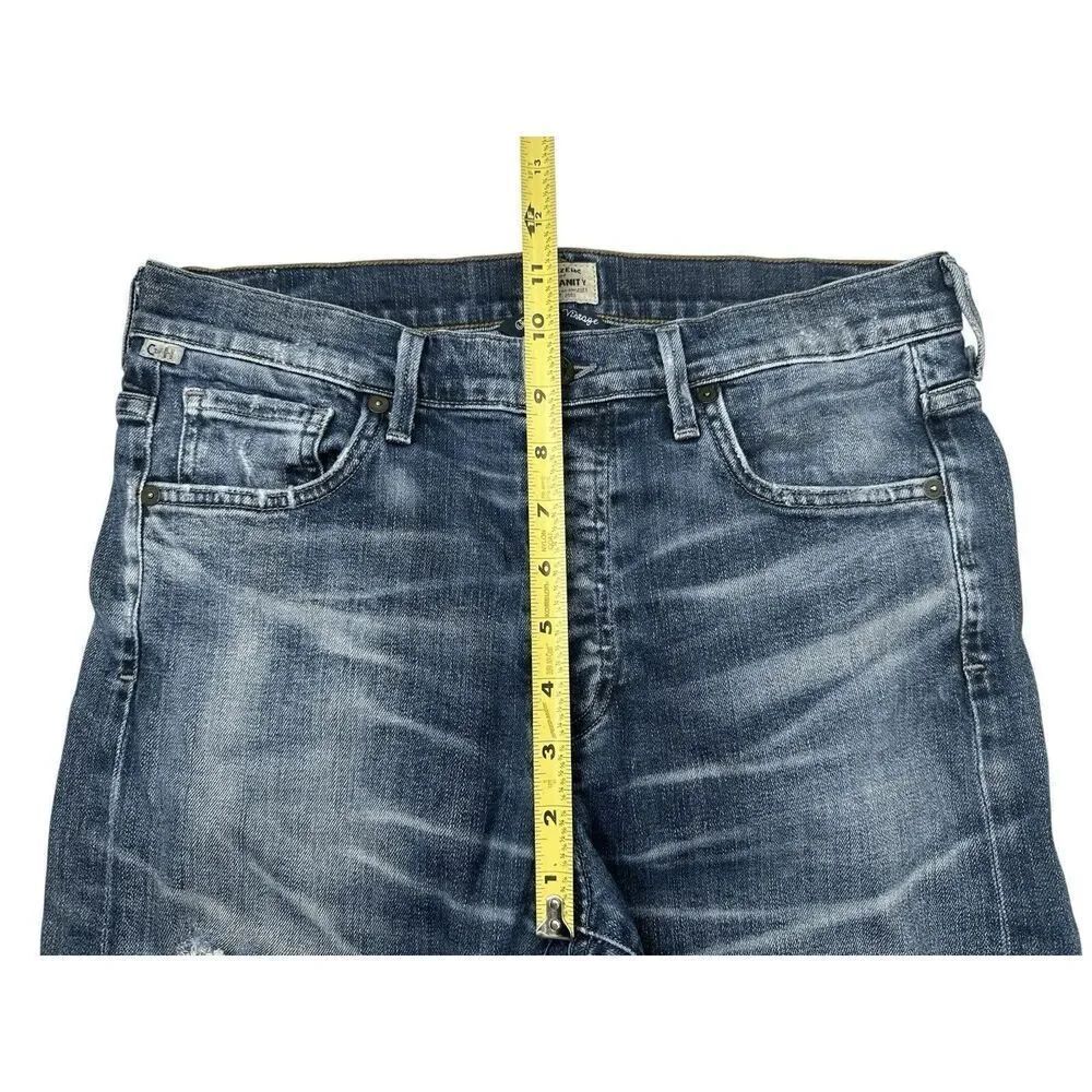 Citizens of Humanity Premium Vintage Corey Slouchy Slim Distressed Jean Size 26 - Picture 9 of 15